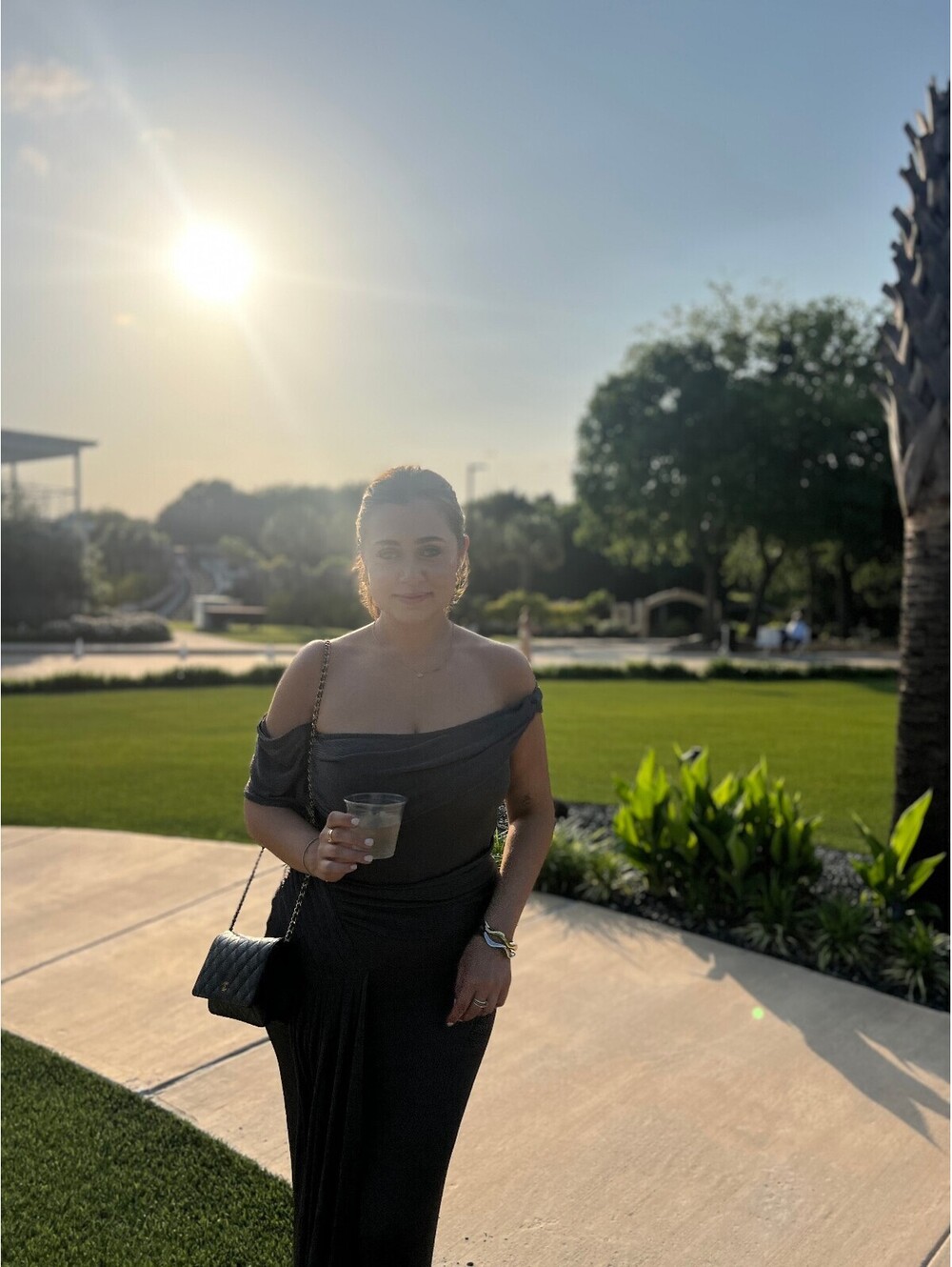 Jluxlabel Medium Gray Draped Maxi Dress